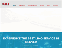 Tablet Screenshot of denvercarsandlimos.com